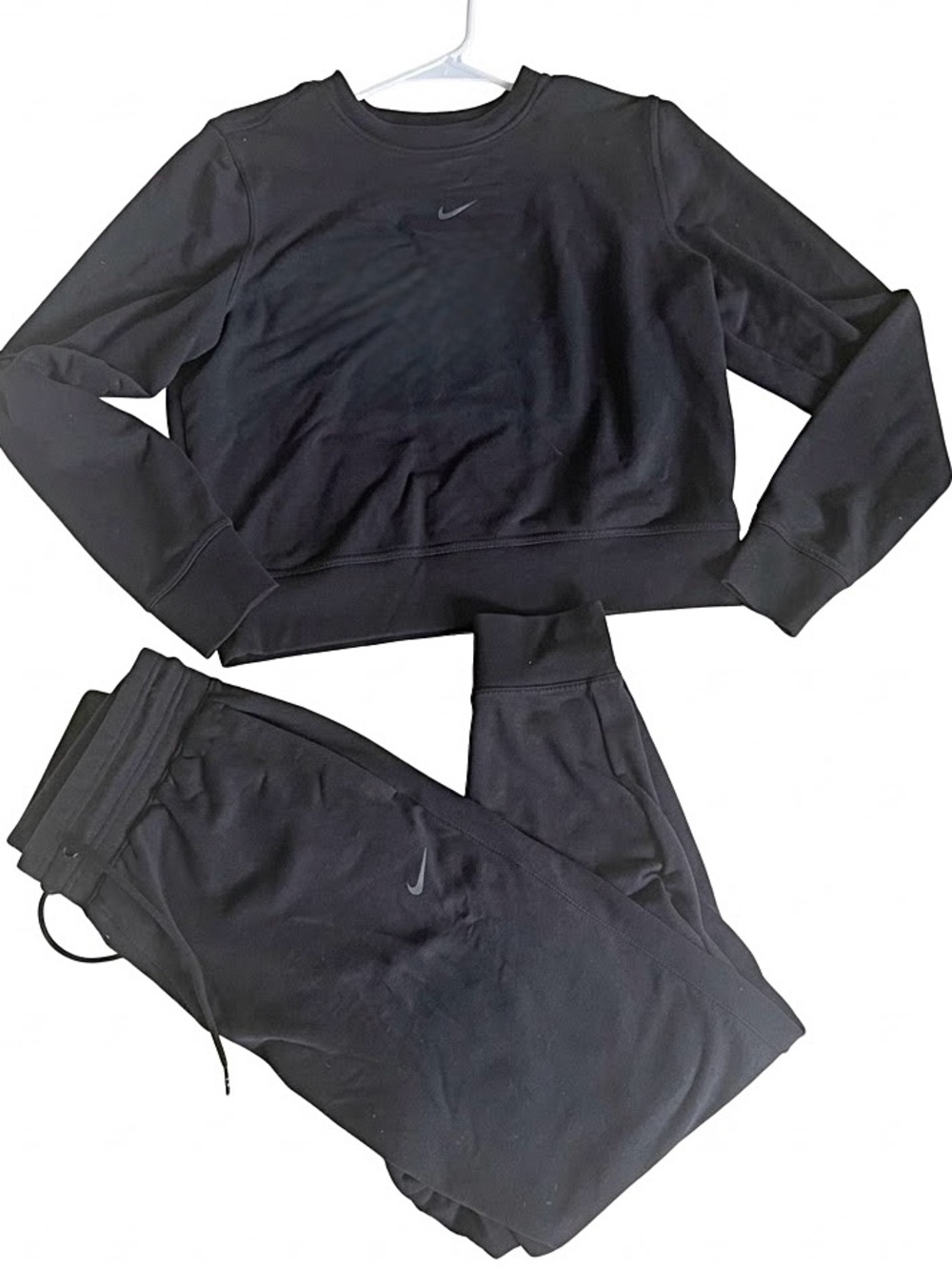 Nike Women’s Black Sweatshirt & Jogger Set - Performance Comfort